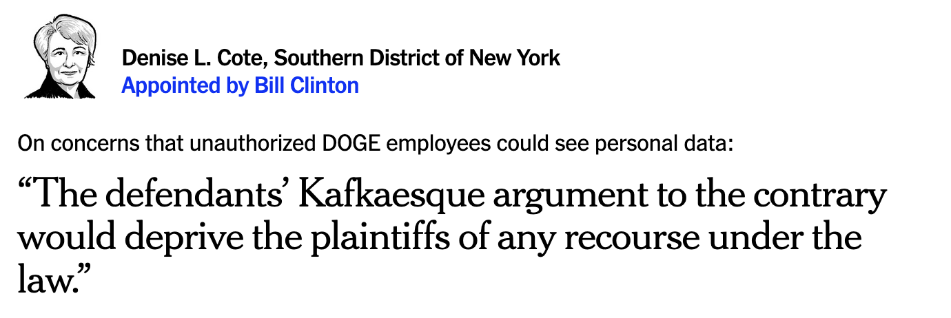 One of many statements reprinted recently by the New York Times (link).